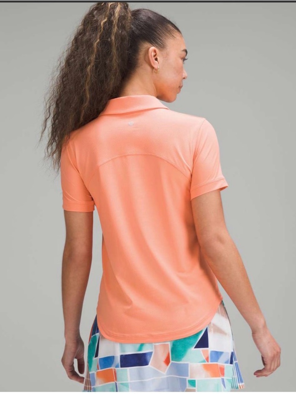 Lululemon Quick-Dry Short-Sleeve Polo Shirt, Size 6
